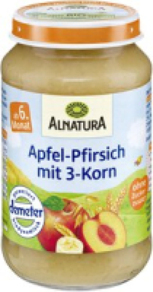 Apfel-Pfirsich mit Drei-Korn 1.15 €