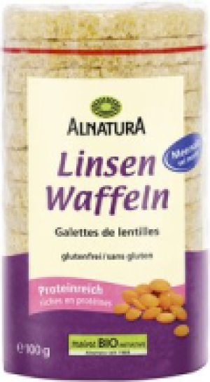 Alnatura Linsenwaffeln mit Meersalz