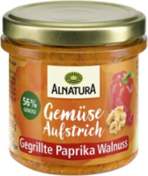 Gemüseaufstrich Gegrillte-Paprika-Walnuss 1.99 €