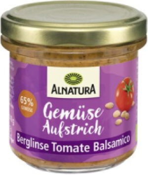 Gemüseaufstrich Berglinse-Tomate-Balsamico 1.99 €