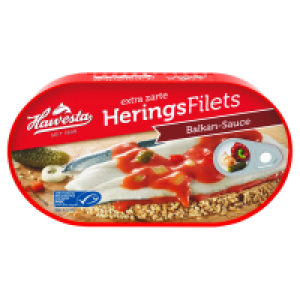 Aldi Süd  HAWESTA Heringsfilet in Balkan-Sauce 200 g