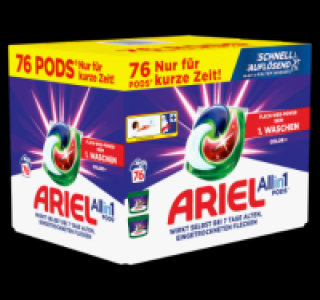 ARIEL All in 1 COLOR Pods 17.99 €