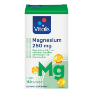 Aldi Süd  VITALIS Magnesium-/ Calcium-Tabletten