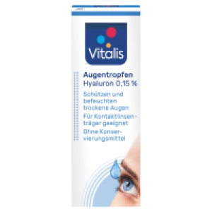 Aldi Süd  VITALIA Augentropfen 10 ml