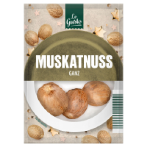 Aldi Süd  LE GUSTO Muskatnuss, ganz 11,5 g