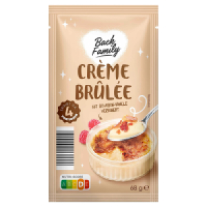 BACK FAMILY Dessert Crème Brûlée 68 g