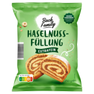 Aldi Süd  BACK FAMILY Backfüllung 250 g