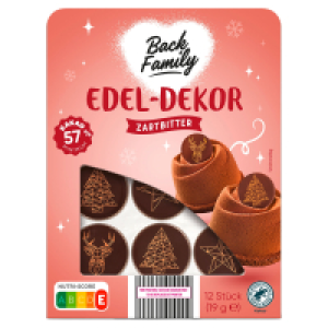 Aldi Süd  BACK FAMILY Schokodekor 19 g