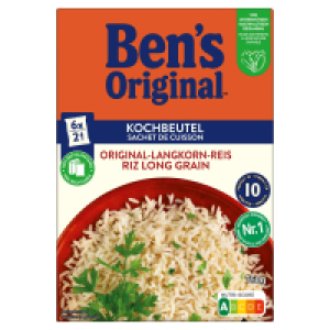 Aldi Süd  BEN’S ORIGINAL™ Kochbeutel Original-Langkorn-Reis 750 g