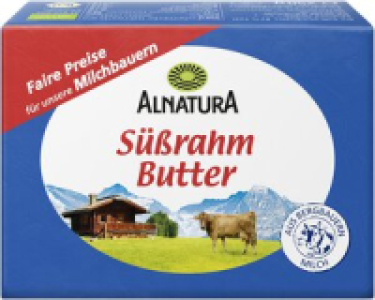 Alnatura Bergbauern Süßrahmbutter