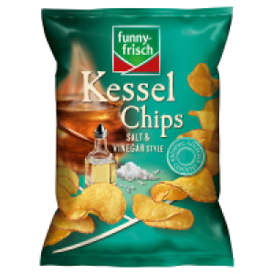 FUNNY FRISCH Kesselchips 120 g, Salt & Vinegar