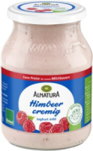 Alnatura Himbeerjoghurt aus Weidemilch, cremig