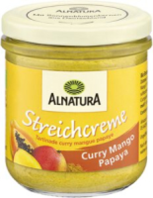 Alnatura Streichcreme Curry-Mango-Papaya