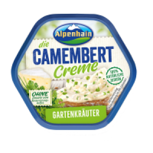 Aldi Süd  ALPENHAIN Camembert Creme, Kräuter 125 g