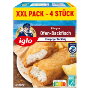 IGLO XXL Filegro Ofen-Backfisch 480 g