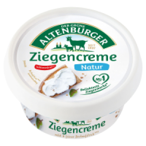 Aldi Süd  DER GRÜNE ALTENBURGER Ziegenkäse 150 g, Natur