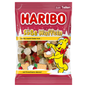 Aldi Süd  HARIBO Weihnachten, Süße Waffeln 175 g