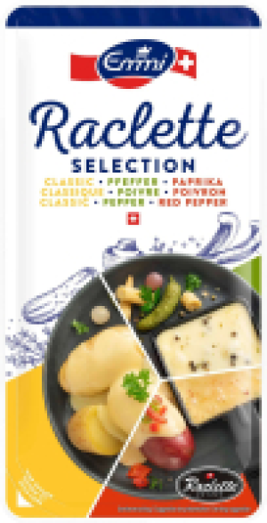 Aldi Süd  EMMI Raclette Famous Selection 300 g