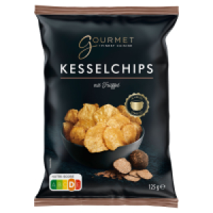 Aldi Süd  GOURMET FINEST CUISINE Kesselchips mit Trüffel 125 g