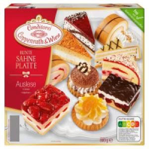 Aldi Süd  CONDITOREI COPPENRATH & WIESE Fest Sahne Platte 800 g