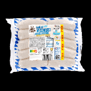 Aldi Nord Alpenschmaus ALPENSCHMAUS Münchner Weißwurst XXL