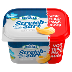 Aldi Süd  MEGGLE Streichzart, Gesalzen 400 g