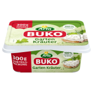 Aldi Süd  BUKO Frischkäse, Gartenkräuter 300 g