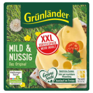 Aldi Süd  GRÜNLÄNDER XXL, Mild und Nussig 240 g