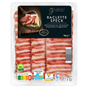 Aldi Süd  GOURMET FINEST CUISINE Raclettespeck 100 g