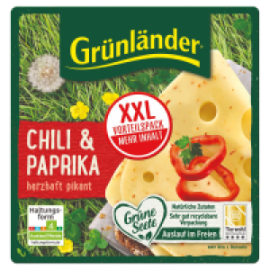 Aldi Süd  GRÜNLÄNDER XXL, Chili Paprika 210 g