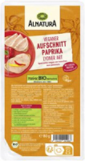 Alnatura Veganer Aufschnitt Paprika Lyoner Art