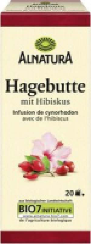 Alnatura Hagebuttentee mit Hibiskus