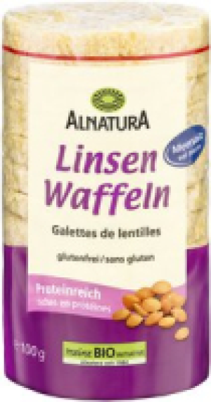 Alnatura Linsenwaffeln mit Meersalz