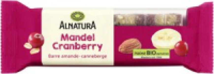 Alnatura Alnatura Fruchtschnitte Mandel-Cranberry mit Aronia