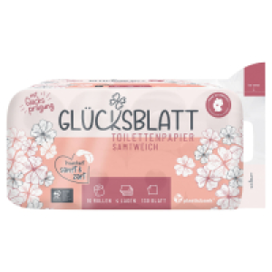 Aldi Süd  GLÜCKSBLATT Toilettenpapier, 4-lagig