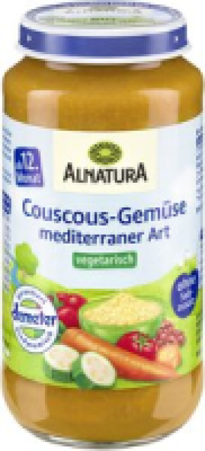 Alnatura Vegetarisches Menü Couscous-Gemüse mediterraner Art