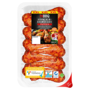 BBQ Hähnchen Drumsticks gewürzt XXL, 1000 g