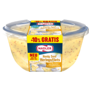 NADLER Heringsfilets 440 g, Honig-Senf Sauce