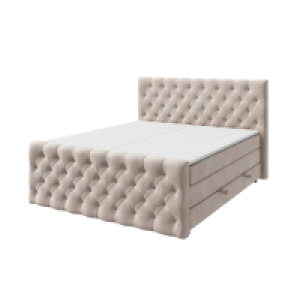 Boxspringbett - beige - H3 - verschiedene Größen