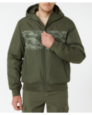 Jacke Camouflage X-Mail, Reißverschlusstaschen