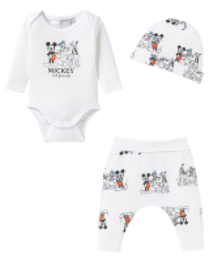 Mickey and Friends Newborn Mütze + Body + Hose 3-tlg. Set