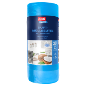 OPTI HOME Duftmüllbeutel mit Zugband 30 l