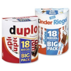 duplo oder Kinder Riegel 2.99 €