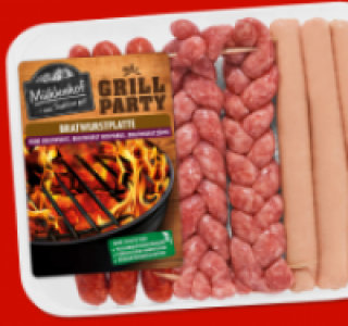 MÜHLENHOF GRILL-PARTY Frische Bratwurstplatte 2.99 €