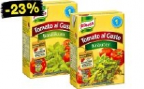 Knorr Tomato al Gusto 0.99 €