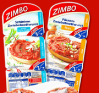 ZIMBO Zwiebelmettwurst 0.99 €