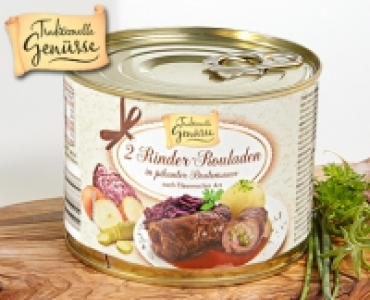 TRADITIONELLE GENÜSSE Fleischgericht 2.49 €