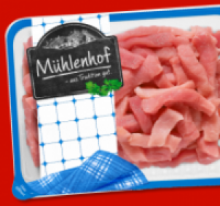 MÜHLENHOF Frisches Schweine-Geschnetzeltes 2.49 €