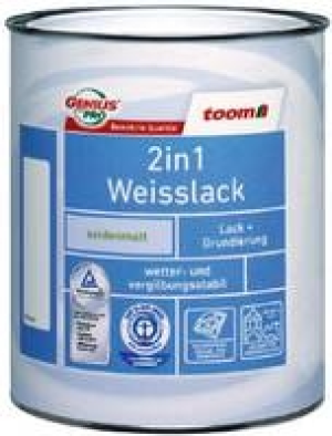 2in1 Weisslack, 2,5 l 36.99 €