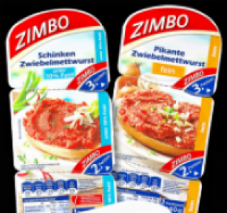 ZIMBO Zwiebelmettwurst 0.99 €